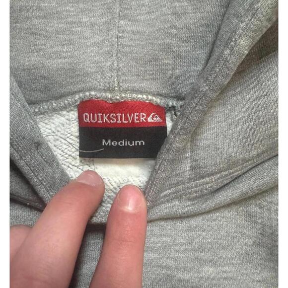 Quiksilver Snowboarding Chest Hit Hoodie Mens MD Vintage Y2K 90s Rare IRL Grail - Picture 3 of 4